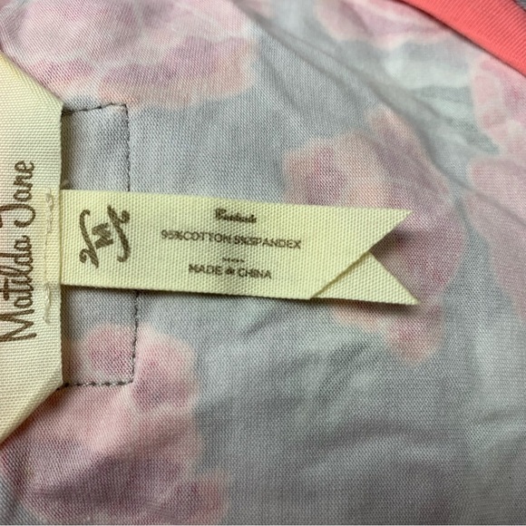 MATILDA JANE Marzipan rose dress size M gray pink preppy stretch summer … - Picture 9 of 10